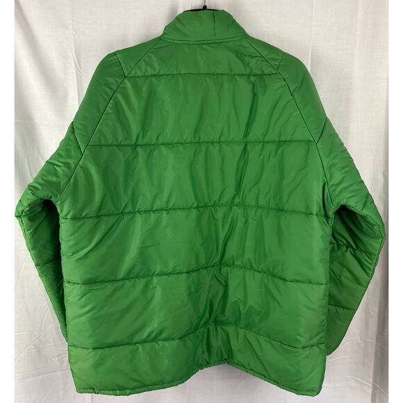 Vintage Carpenter Uniforms Pioneer Seeds Puffer Jacket Coat XL Green - Picture 2 of 8